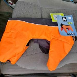 Orange Small Dog Snowsuit